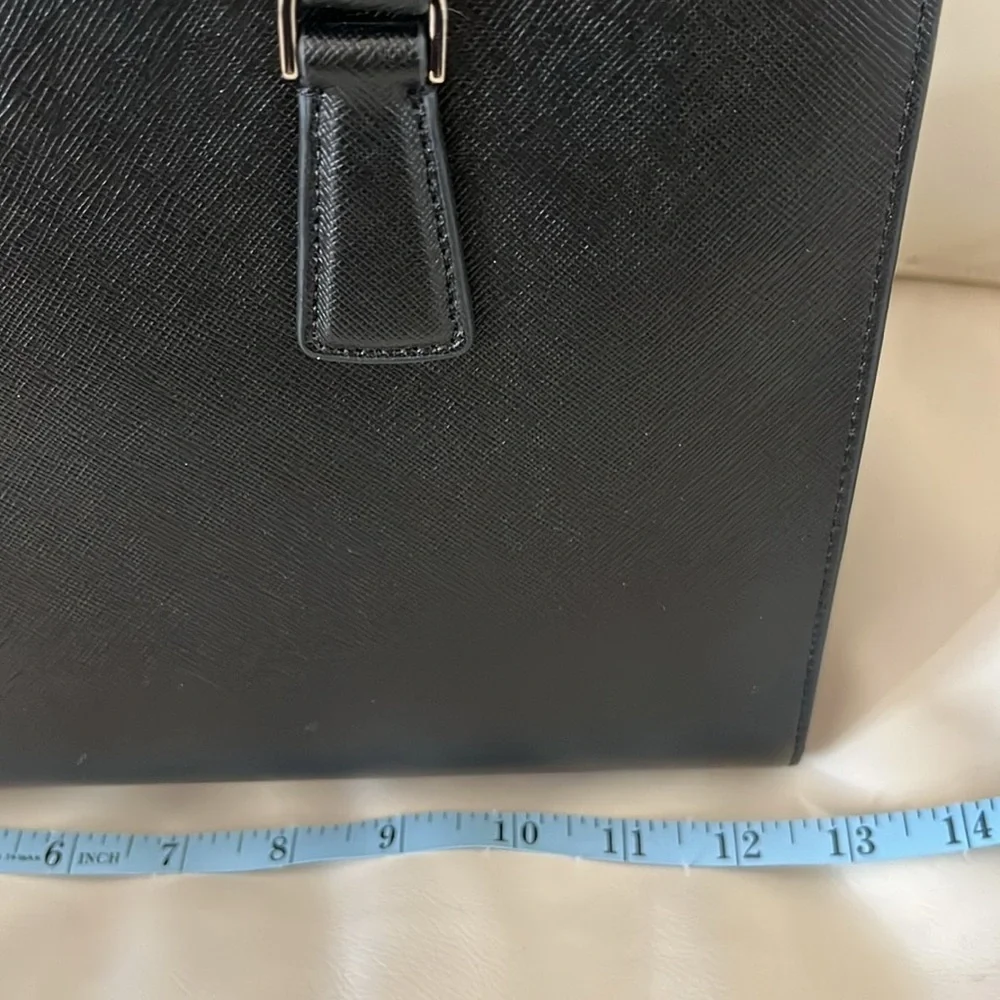 Kate Spade Perry Medium Satchel Saffiano Leather Black LIKE NEW CONDITION - Picture 13 of 15